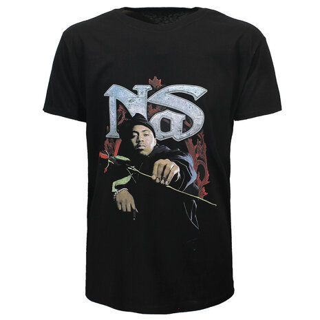 Band Merchandise NAS Red Rose Flex T-Shirt - Officiële Merchandise Band Merchandise NAS Red Rose Flex T-Shirt - Officiële Merchandise