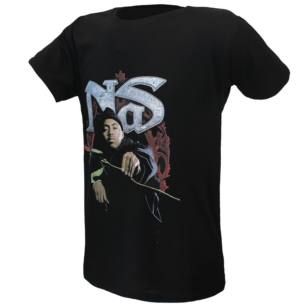 Band Merchandise NAS Red Rose Flex T-Shirt - Officiële Merchandise Band Merchandise NAS Red Rose Flex T-Shirt - Officiële Merchandise