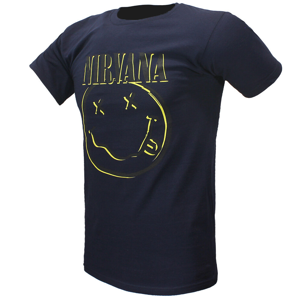 Band Merchandise Nirvana Happy Smiley Kinder-T-Shirt – offizielles Merchandise Band Merchandise Nirvana Happy Smiley Kinder-T-Shirt – offizielles Merchandise