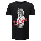 Band Merchandise Tina Turner Photo Pose T-Shirt mit rotem Logo