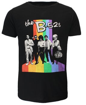 Band Merchandise The B-52’s Rainbow Band Photo T-Shirt Band Merchandise The B-52’s Rainbow Band Photo T-Shirt
