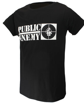 Band Merchandise Public Enemy Crosshairs Logo T-Shirt Band Merchandise Public Enemy Crosshairs Logo T-Shirt