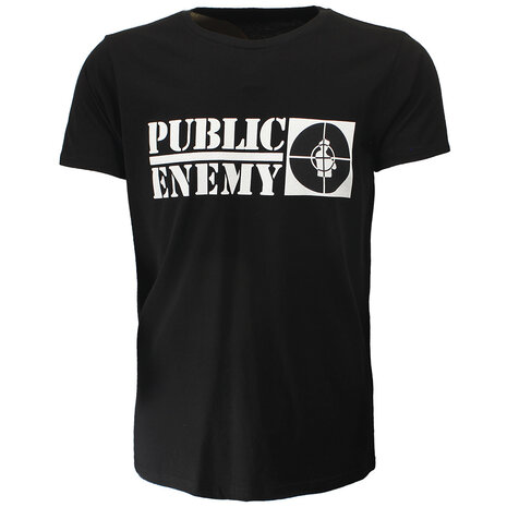 Band Merchandise Public Enemy Crosshairs Logo T-Shirt - Officiële Merchandise Band Merchandise Public Enemy Crosshairs Logo T-Shirt - Officiële Merchandise