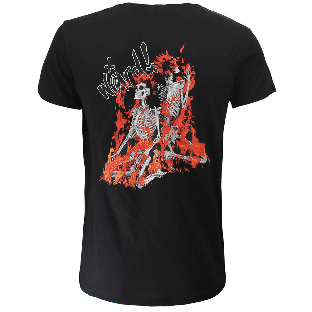 Band Merchandise Yungblud Weird Flaming Skeletons T-Shirt - Officiële Merchandise