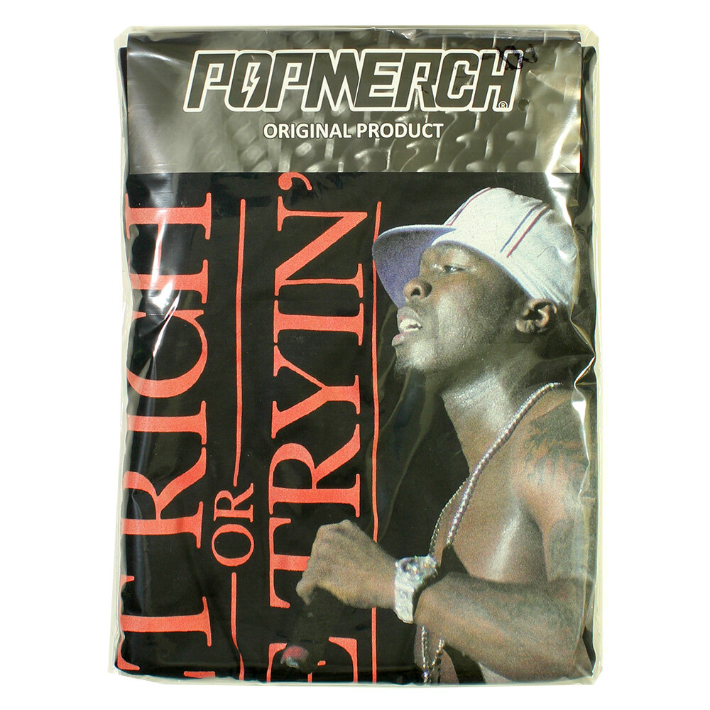 Band Merchandise 50 Cent Get Rich or Die Tryin’ T-Shirt - Officiële Merchandise Band Merchandise 50 Cent Get Rich or Die Tryin’ T-Shirt - Officiële Merchandise