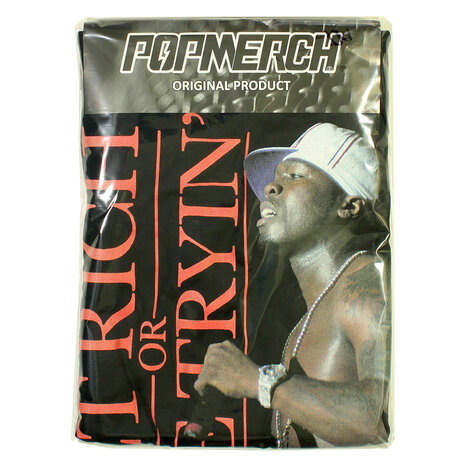 Band Merchandise 50 Cent Get Rich or Die Tryin’ T-Shirt - Officiële Merchandise Band Merchandise 50 Cent Get Rich or Die Tryin’ T-Shirt - Officiële Merchandise