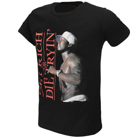 Band Merchandise 50 Cent Get Rich or Die Tryin’ T-Shirt - Officiële Merchandise Band Merchandise 50 Cent Get Rich or Die Tryin’ T-Shirt - Officiële Merchandise