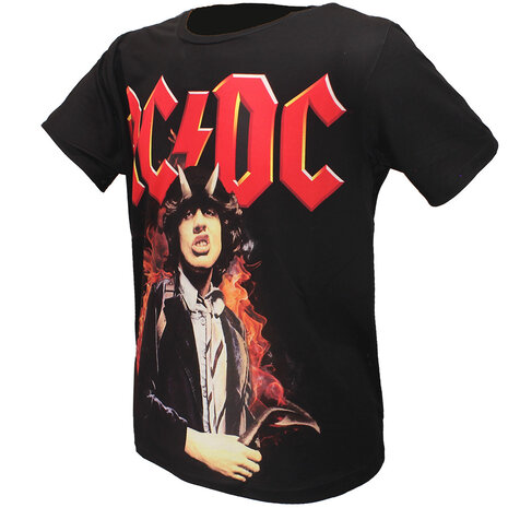 Band Merchandise AC/DC Angus Young Highway To Hell Sublimation T-Shirt - Officiële Merchandise