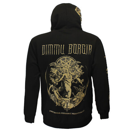 Band Merchandise Dimmu Borgir Puritanical Euphoric Misanthropia Zipper Hoodie Vest - Officiële Merchandise