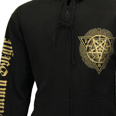 Band Merchandise Dimmu Borgir Puritanical Euphoric Misanthropia Zipper Hoodie Vest - Officiële Merchandise