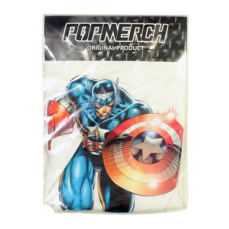 Marvel Comics Marvel Comics Captain America Attacking T-Shirt – offizielles Merchandise Marvel Comics Marvel Comics Captain America Attacking T-Shirt – offizielles Merchandise