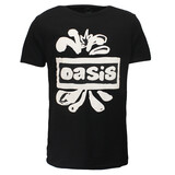 Band Merchandise Oasis Splatter Logo Official Band T-Shirt Band Merchandise Oasis Splatter Logo Official Band T-Shirt