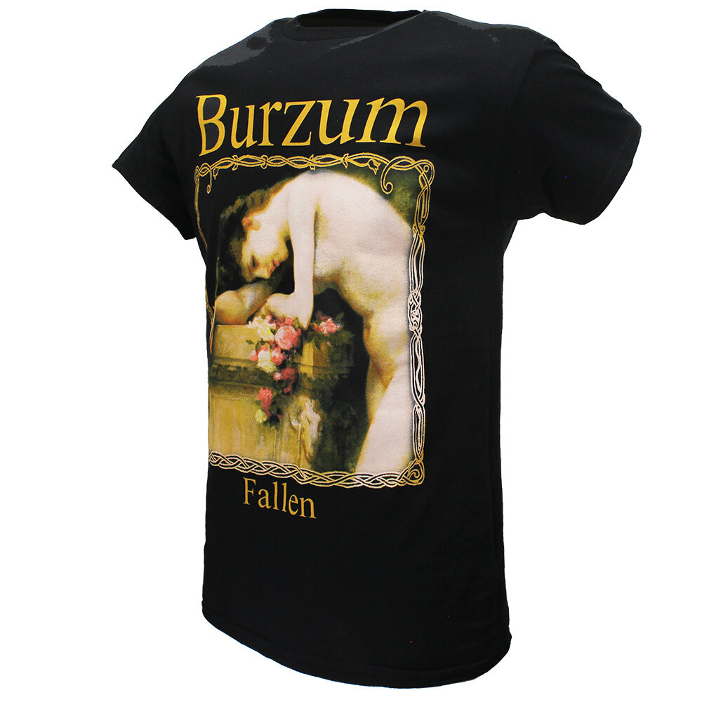 Band Merchandise Burzum Fallen Album Cover T-Shirt Zwart - Officiële Merchandise Band Merchandise Burzum Fallen Album Cover T-Shirt Zwart - Officiële Merchandise