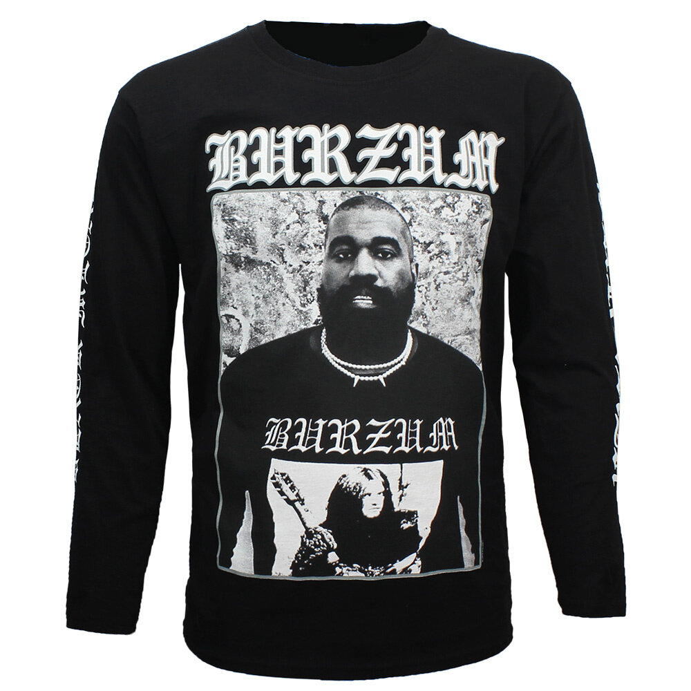 Band Merchandise Burzum Kanye West Longsleeve T-Shirt - Official Merchandise Band Merchandise Burzum Kanye West Longsleeve T-Shirt - Official Merchandise