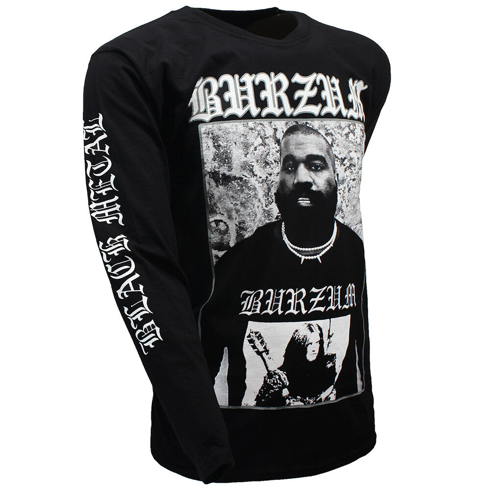 Band Merchandise Burzum Kanye West Langarm-T-Shirt – Offizielles Merchandise