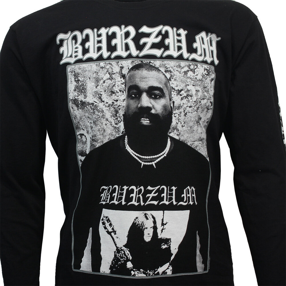 Band Merchandise Burzum Kanye West Longsleeve T-Shirt - Official Merchandise Band Merchandise Burzum Kanye West Longsleeve T-Shirt - Official Merchandise