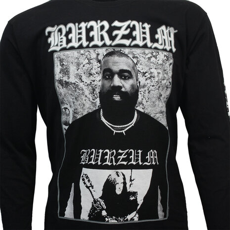 Band Merchandise Burzum Kanye West Langarm-T-Shirt – Offizielles Merchandise