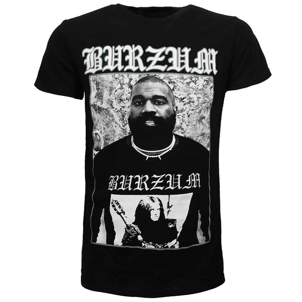 Band Merchandise Burzum Kanye West T-Shirt - Officiële Merchandise Band Merchandise Burzum Kanye West T-Shirt - Officiële Merchandise