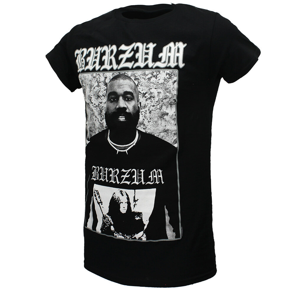 Band Merchandise Burzum Kanye West T-Shirt - Officiële Merchandise Band Merchandise Burzum Kanye West T-Shirt - Officiële Merchandise