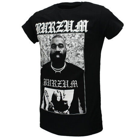Band Merchandise Burzum Kanye West T-Shirt - Officiële Merchandise Band Merchandise Burzum Kanye West T-Shirt - Officiële Merchandise