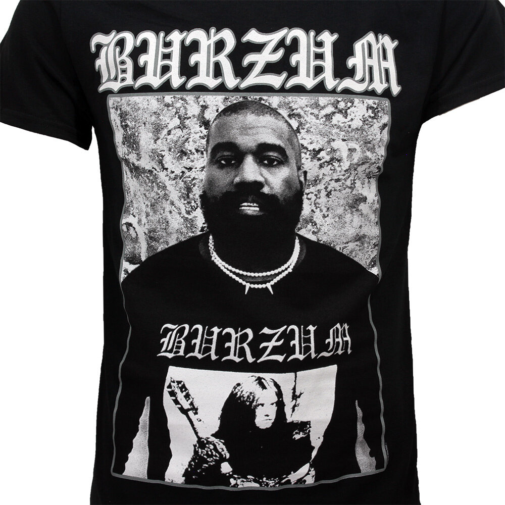 Band Merchandise Burzum Kanye West T-Shirt - Officiële Merchandise Band Merchandise Burzum Kanye West T-Shirt - Officiële Merchandise