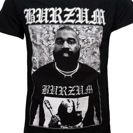 Band Merchandise Burzum Kanye West T-Shirt - Official Merchandise Band Merchandise Burzum Kanye West T-Shirt - Official Merchandise