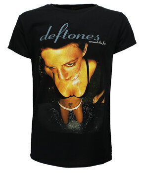 Band Merchandise Deftones Around The Fur Album Cover T-Shirt Band Merchandise Deftones Around The Fur Album Cover T-Shirt