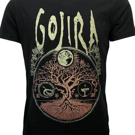 Band Merchandise Gojira Cycles T-Shirt Zwart - Officiële Merchandise Band Merchandise Gojira Cycles T-Shirt Zwart - Officiële Merchandise