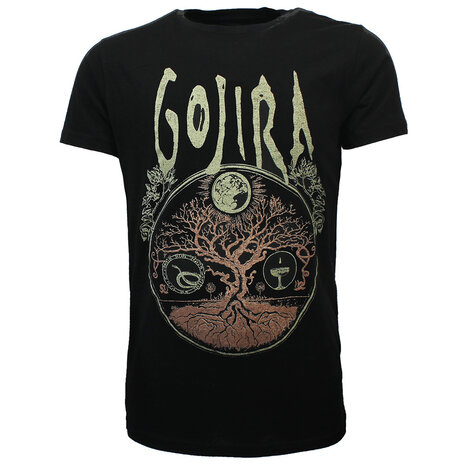 Band Merchandise Gojira Cycles T-Shirt Zwart - Officiële Merchandise Band Merchandise Gojira Cycles T-Shirt Zwart - Officiële Merchandise