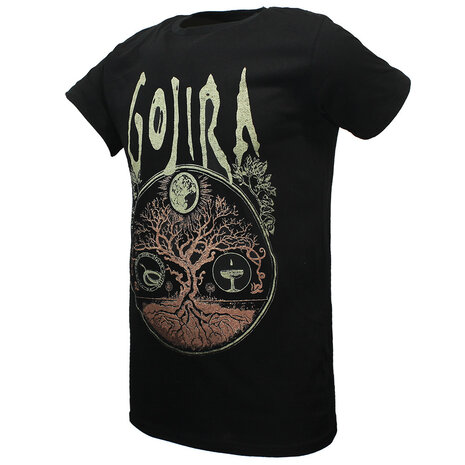 Band Merchandise Gojira Cycles T-Shirt Zwart - Officiële Merchandise Band Merchandise Gojira Cycles T-Shirt Zwart - Officiële Merchandise