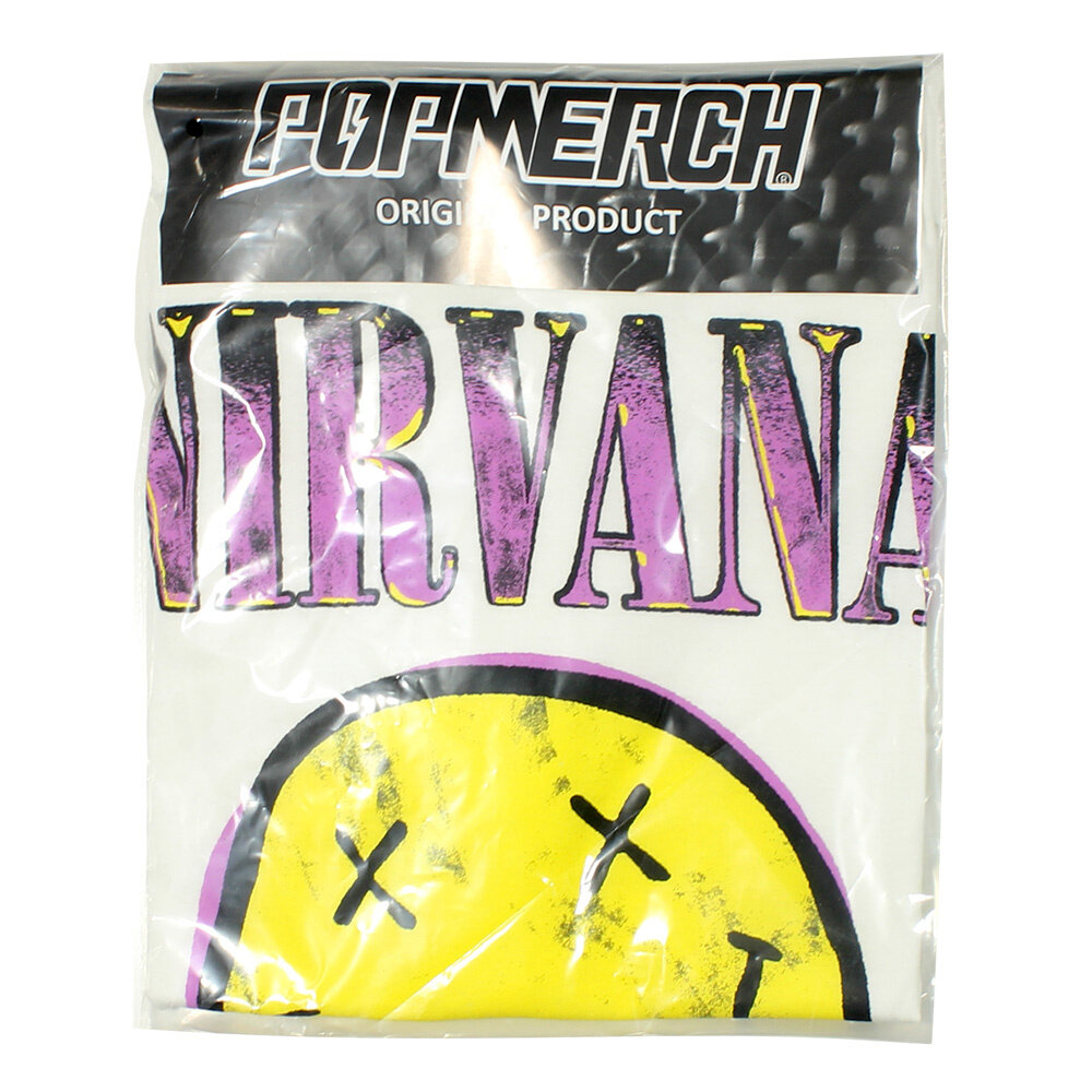 Band Merchandise Nirvana Xerox Style Smiley T-Shirt – Offizielles Merchandise Band Merchandise Nirvana Xerox Style Smiley T-Shirt – Offizielles Merchandise