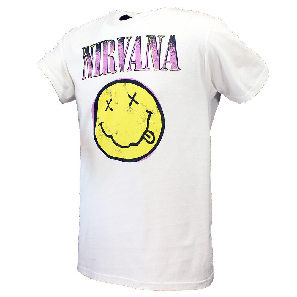 Band Merchandise Nirvana Xerox Style Smiley T-Shirt – Offizielles Merchandise Band Merchandise Nirvana Xerox Style Smiley T-Shirt – Offizielles Merchandise
