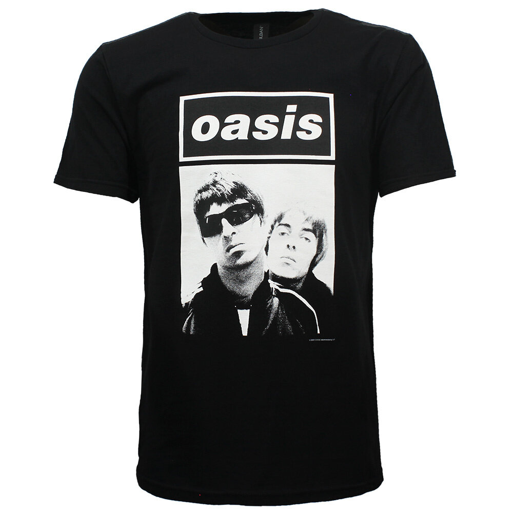 Band Merchandise Oasis Liam und Noel Gallagher Foto-T-Shirt – offizielles Merchandise Band Merchandise Oasis Liam und Noel Gallagher Foto-T-Shirt – offizielles Merchandise
