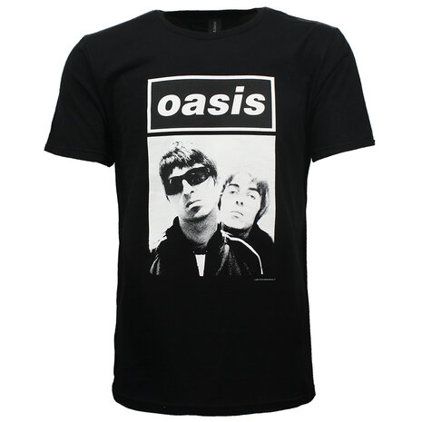 Band Merchandise Oasis Liam und Noel Gallagher Foto-T-Shirt – offizielles Merchandise Band Merchandise Oasis Liam und Noel Gallagher Foto-T-Shirt – offizielles Merchandise