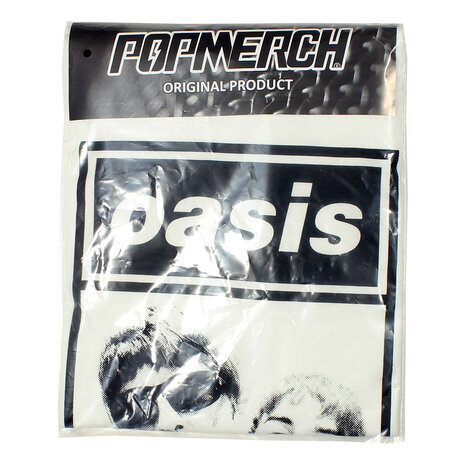 Band Merchandise Oasis Liam and Noel Photo T-Shirt Wit -  Officiële Merchandise Band Merchandise Oasis Liam and Noel Photo T-Shirt Wit -  Officiële Merchandise