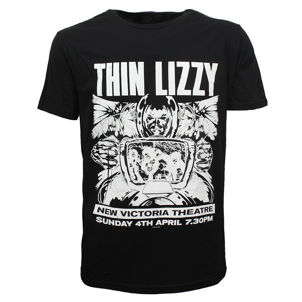 Band Merchandise Thin Lizzy Jailbreak Show Flyer T-Shirt - Officiële Merchandise Band Merchandise Thin Lizzy Jailbreak Show Flyer T-Shirt - Officiële Merchandise