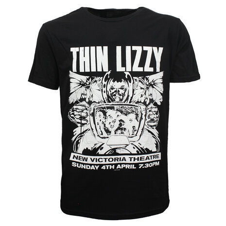 Band Merchandise Thin Lizzy Jailbreak Show Flyer T-Shirt - Officiële Merchandise Band Merchandise Thin Lizzy Jailbreak Show Flyer T-Shirt - Officiële Merchandise