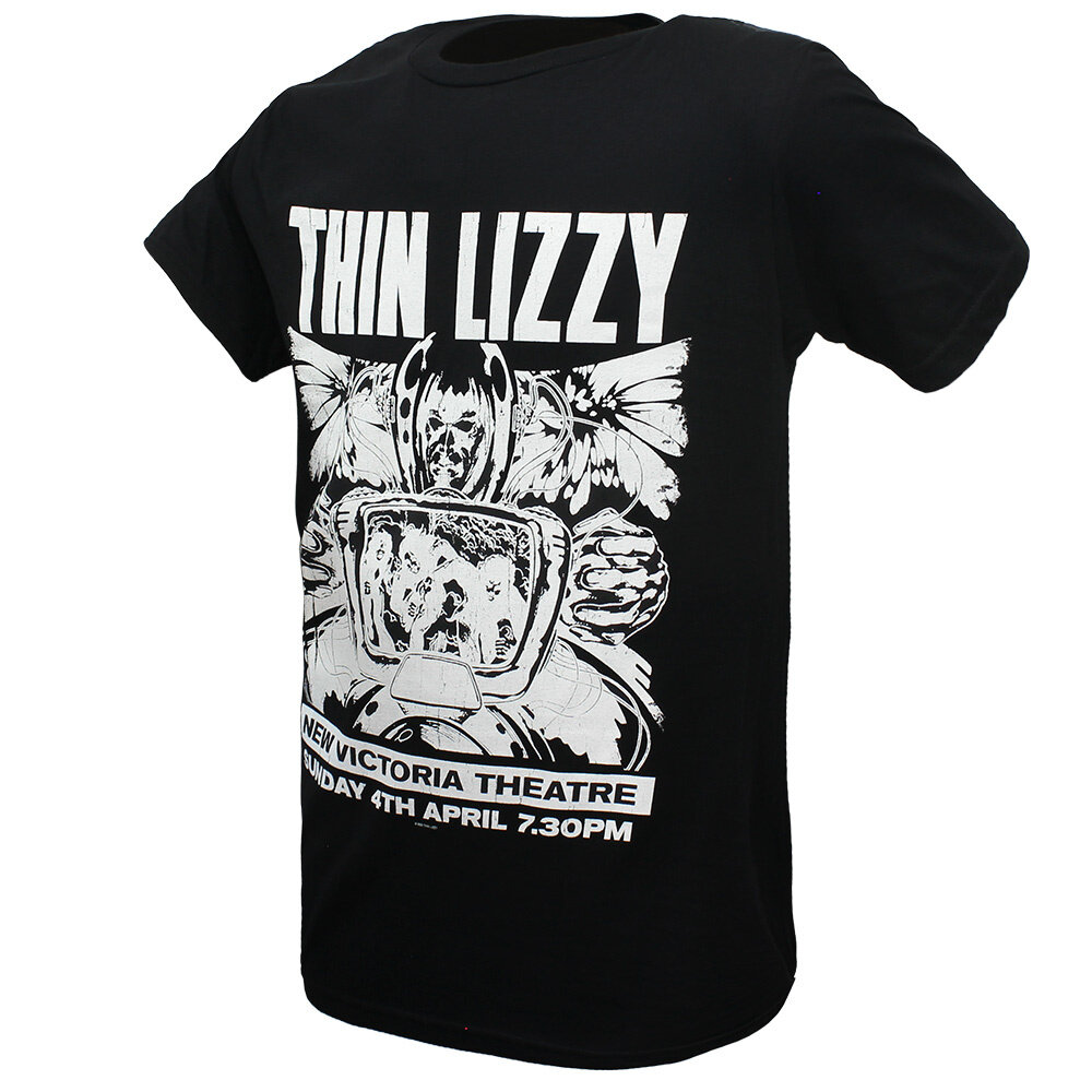 Band Merchandise Thin Lizzy Jailbreak Show Flyer T-Shirt - Officiële Merchandise Band Merchandise Thin Lizzy Jailbreak Show Flyer T-Shirt - Officiële Merchandise