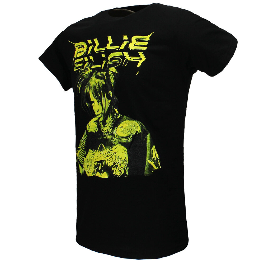Band Merchandise Billie Eilish Illustrated T-Shirt - Officiële Merchandise