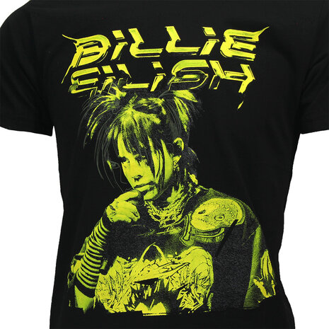 Band Merchandise Billie Eilish Illustrated T-Shirt - Officiële Merchandise