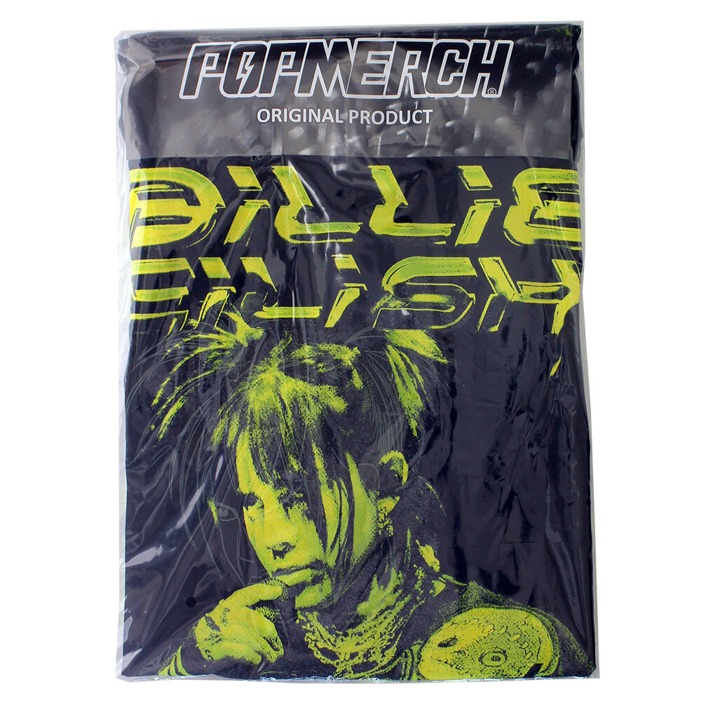 Band Merchandise Billie Eilish Illustrated T-Shirt - Officiële Merchandise