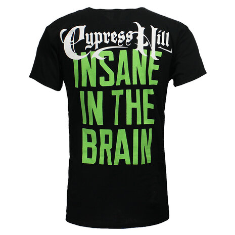 Band Merchandise Cypress Hill Insane In The Brain T-Shirt - Officiële Merchandise Band Merchandise Cypress Hill Insane In The Brain T-Shirt - Officiële Merchandise
