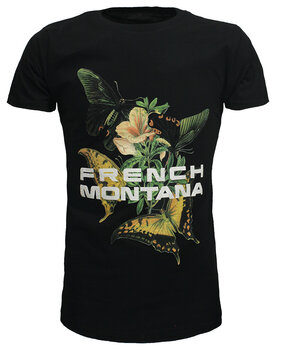 Band Merchandise French Montana Butterfly T-Shirt Band Merchandise French Montana Butterfly T-Shirt