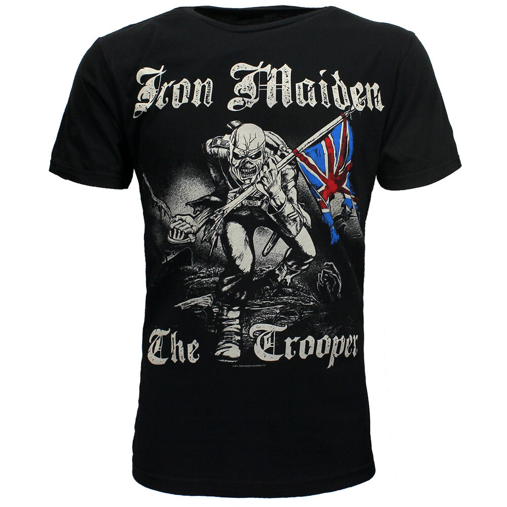Band Merchandise Iron Maiden The Trooper Illustration T-Shirt - Official Merchandise Band Merchandise Iron Maiden The Trooper Illustration T-Shirt - Official Merchandise