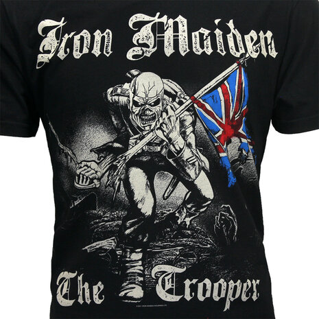 Band Merchandise Iron Maiden The Trooper Illustration T-Shirt - Official Merchandise Band Merchandise Iron Maiden The Trooper Illustration T-Shirt - Official Merchandise