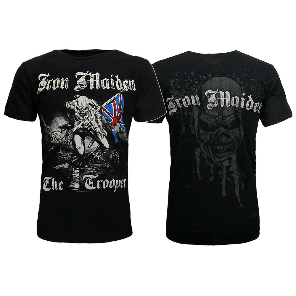 Band Merchandise Iron Maiden The Trooper Illustration T-Shirt - Official Merchandise Band Merchandise Iron Maiden The Trooper Illustration T-Shirt - Official Merchandise