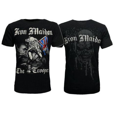 Band Merchandise Iron Maiden The Trooper Illustration T-Shirt - Official Merchandise Band Merchandise Iron Maiden The Trooper Illustration T-Shirt - Official Merchandise