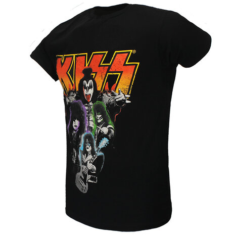 Band Merchandise KISS Neon Band T-Shirt – Offizielles Merchandise