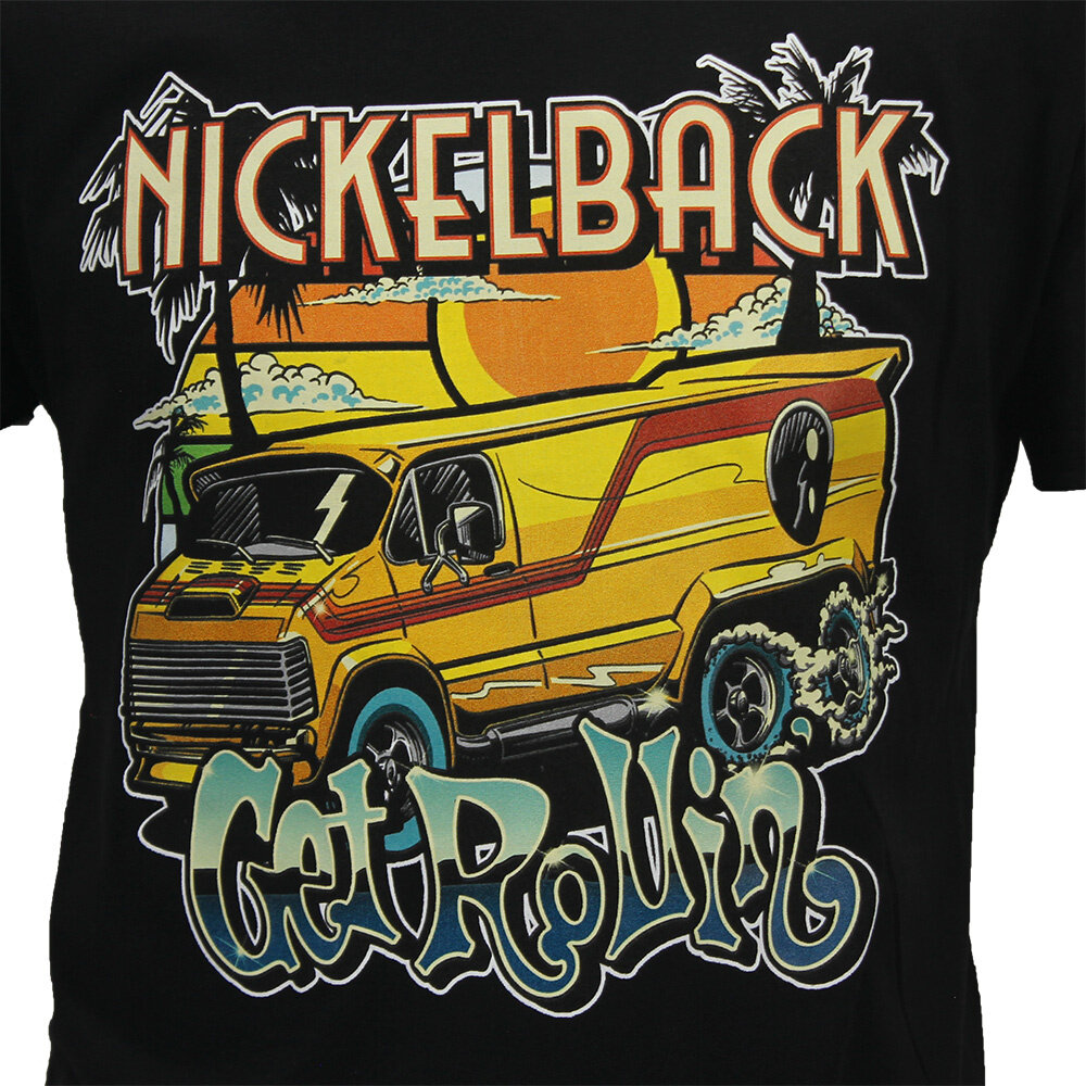 Band Merchandise Nickelback Get Rollin' T-Shirt – Offizielles Merchandise Band Merchandise Nickelback Get Rollin' T-Shirt – Offizielles Merchandise
