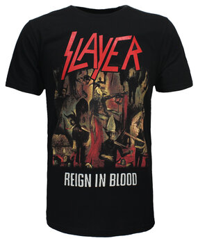 Band Merchandise Slayer Reign in Blood T-Shirt Band Merchandise Slayer Reign in Blood T-Shirt